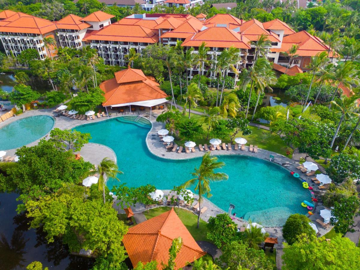 Ayodya Resort Bali Nusa Dua  Esterno foto Aerial view of the hotel
